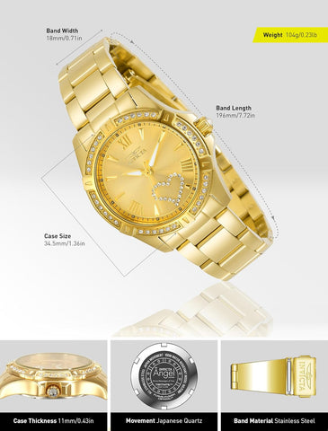 Invicta Angel 21384 Women's Quartz Watch - 34 mm