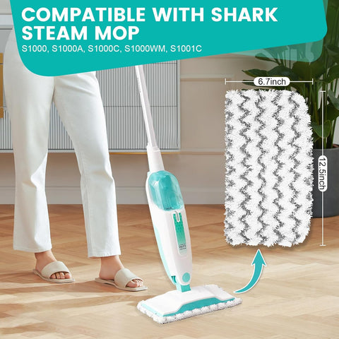 14 Pack Steam Mop Replacement Pads Compatible with Shark Steam Mops