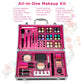 Vokai Makeup Kit Set - 32 Eye Shadows 6 Lip Glosses 2 Lip Gloss Wands 2 Lipsticks 1 Face Powder Duo 1 Blush Powder Duo 1 Mascara - Case with Carrying Handle