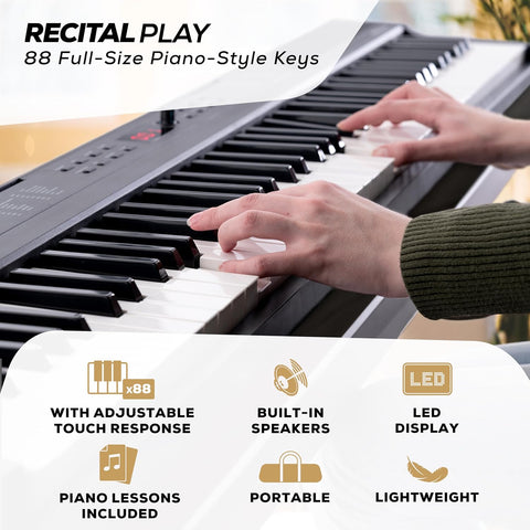 Alesis Recital Play 88-Key Piano Keyboard