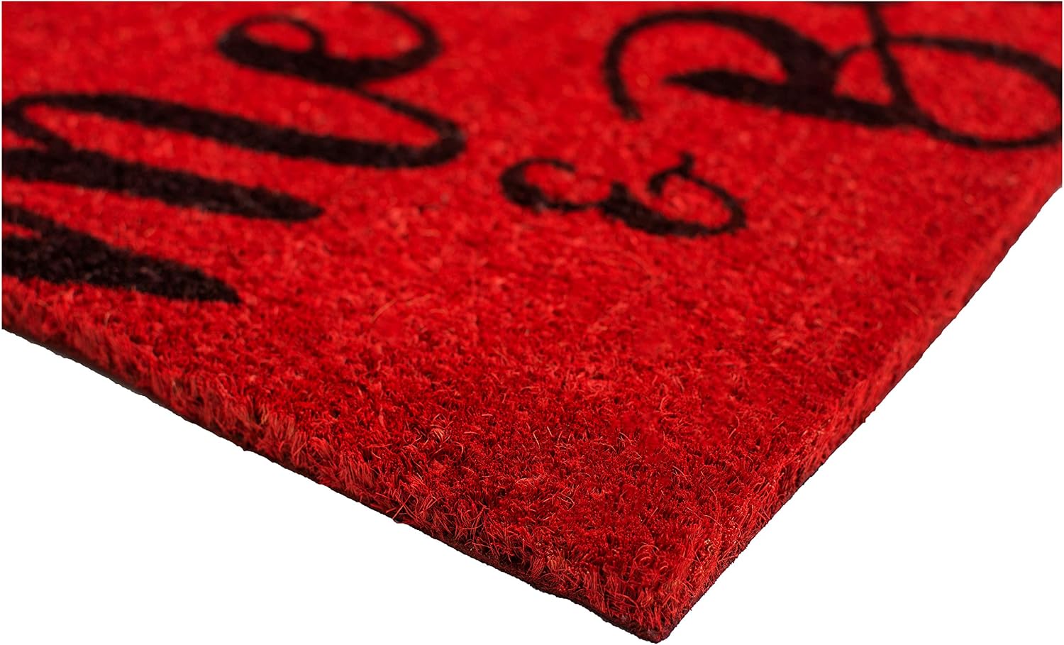 Calloway Mills 104973048 Merry & Bright Doormat, 30" x 48", Red/Black
