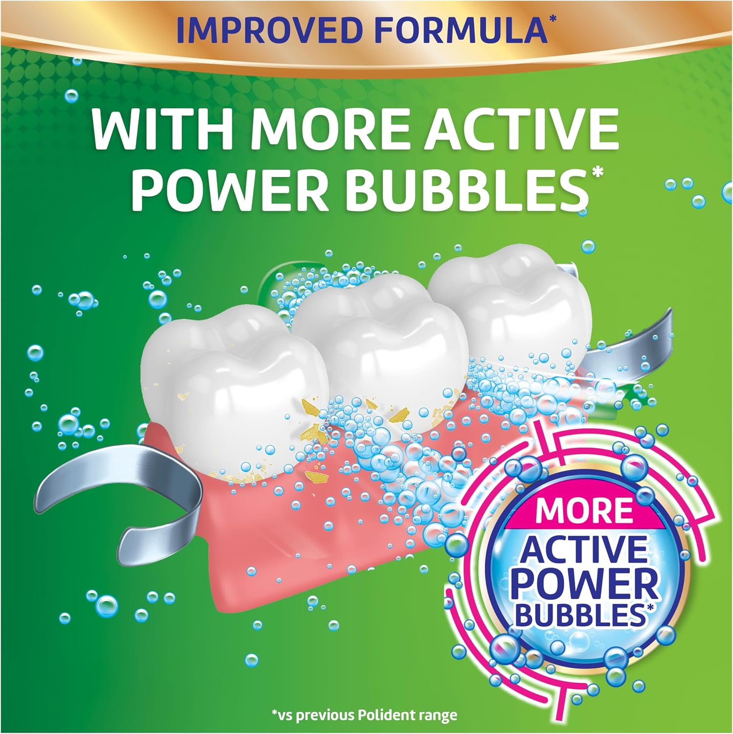 Polident 3 Minute Antibacterial Retainer Cleaner Tablets, 90 Count (2 Pack)