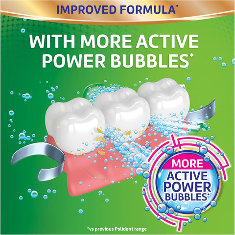 Polident 3 Minute Antibacterial Retainer Cleaner Tablets, 90 Count (2 Pack)