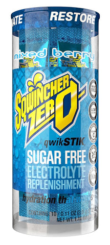 Sqwincher Qwik Stik, Sugar Free, Assorted Flavors, .11oz Packet, 200 Pack