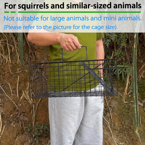 Live Squirrel Trap Heavy Duty Humane Animal Cage Trap