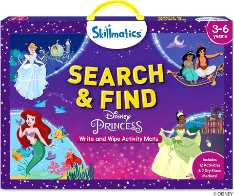 Skillmatics Search and Find Preschool Toy – Disney Princess, Gift for Kids