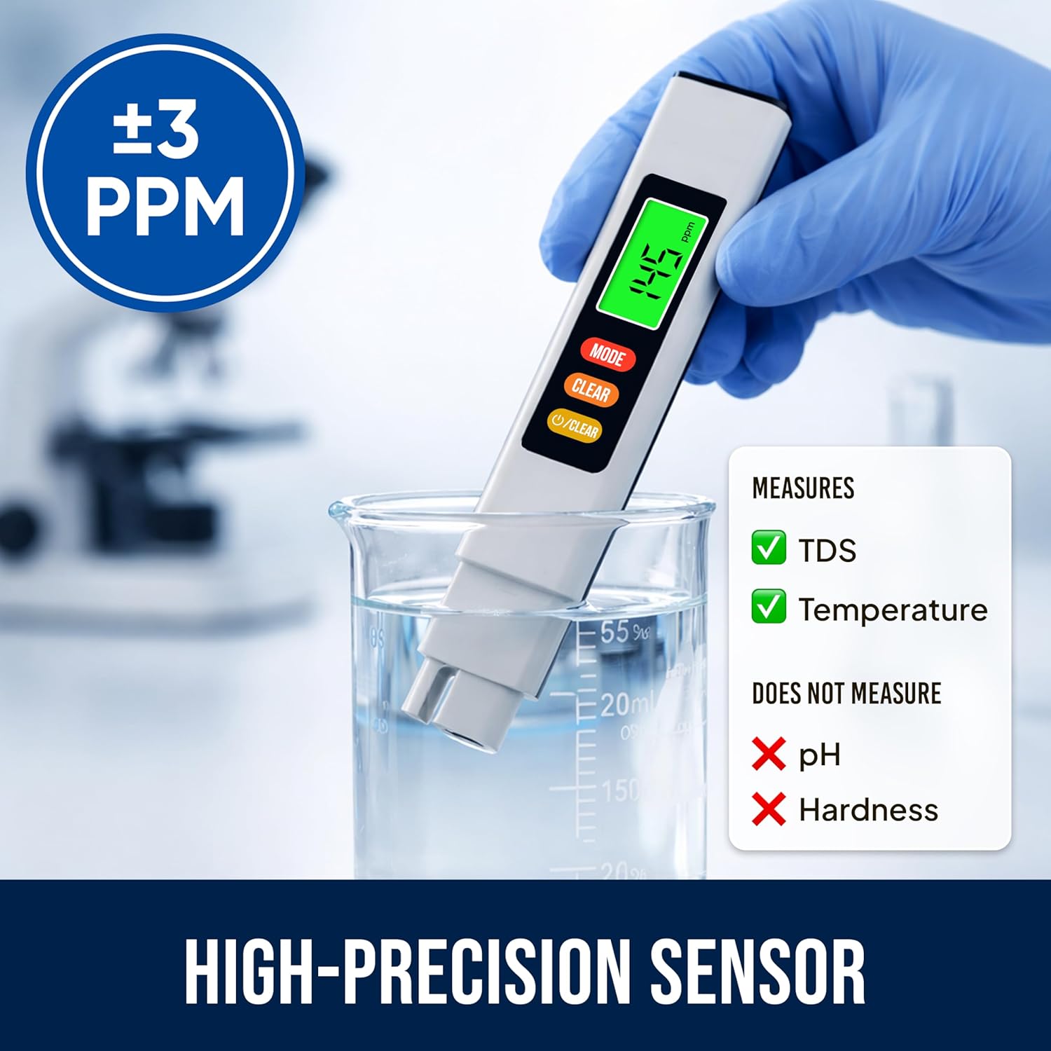 Craft911 Water Tester for Drinking Water - TDS Meter