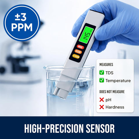 Craft911 Water Tester for Drinking Water - TDS Meter