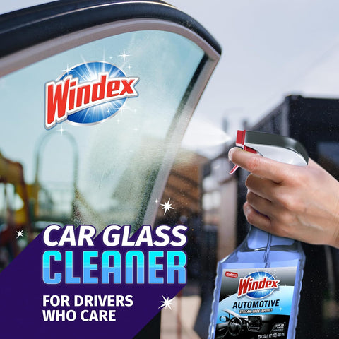 Windex Automotive Car Glass Cleaner Spray, 23 oz