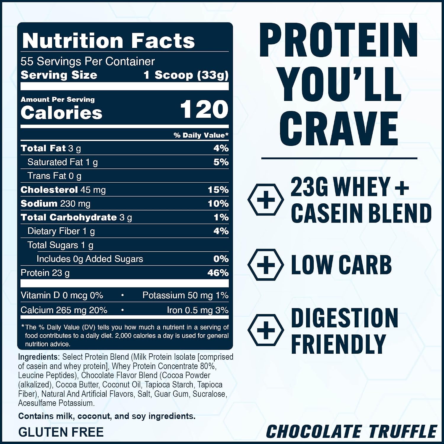 PEScience Select Protein Powder, Chocolate Truffle, 55 Servings