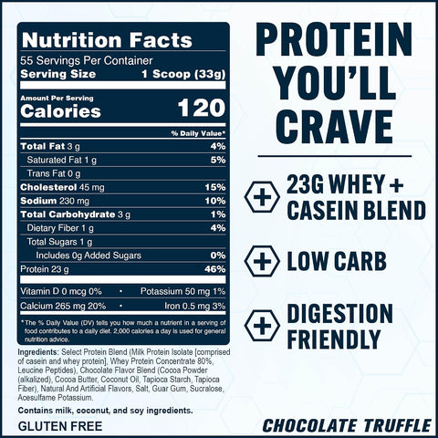 PEScience Select Protein Powder, Chocolate Truffle, 55 Servings