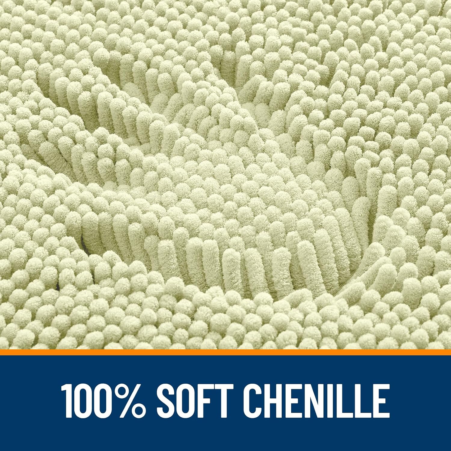OLANLY Bathroom Rugs 30x20, Extra Soft Absorbent Chenille Bath Rugs