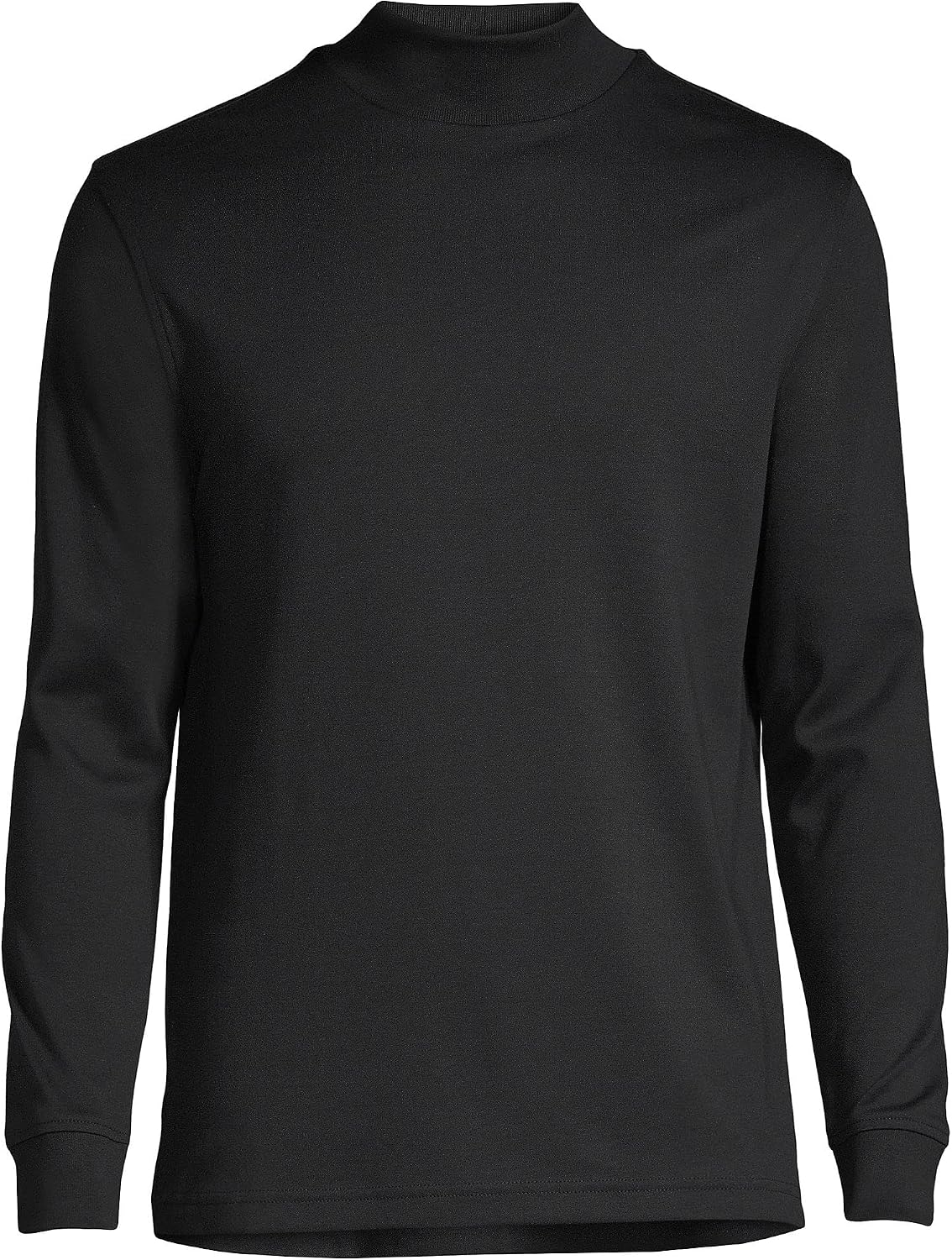 Lands' End Men's Supima Cotton Mock Turtleneck