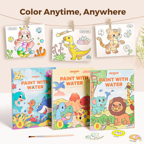 Jar Melo Paint with Water Books for Toddlers, Ocean Animals