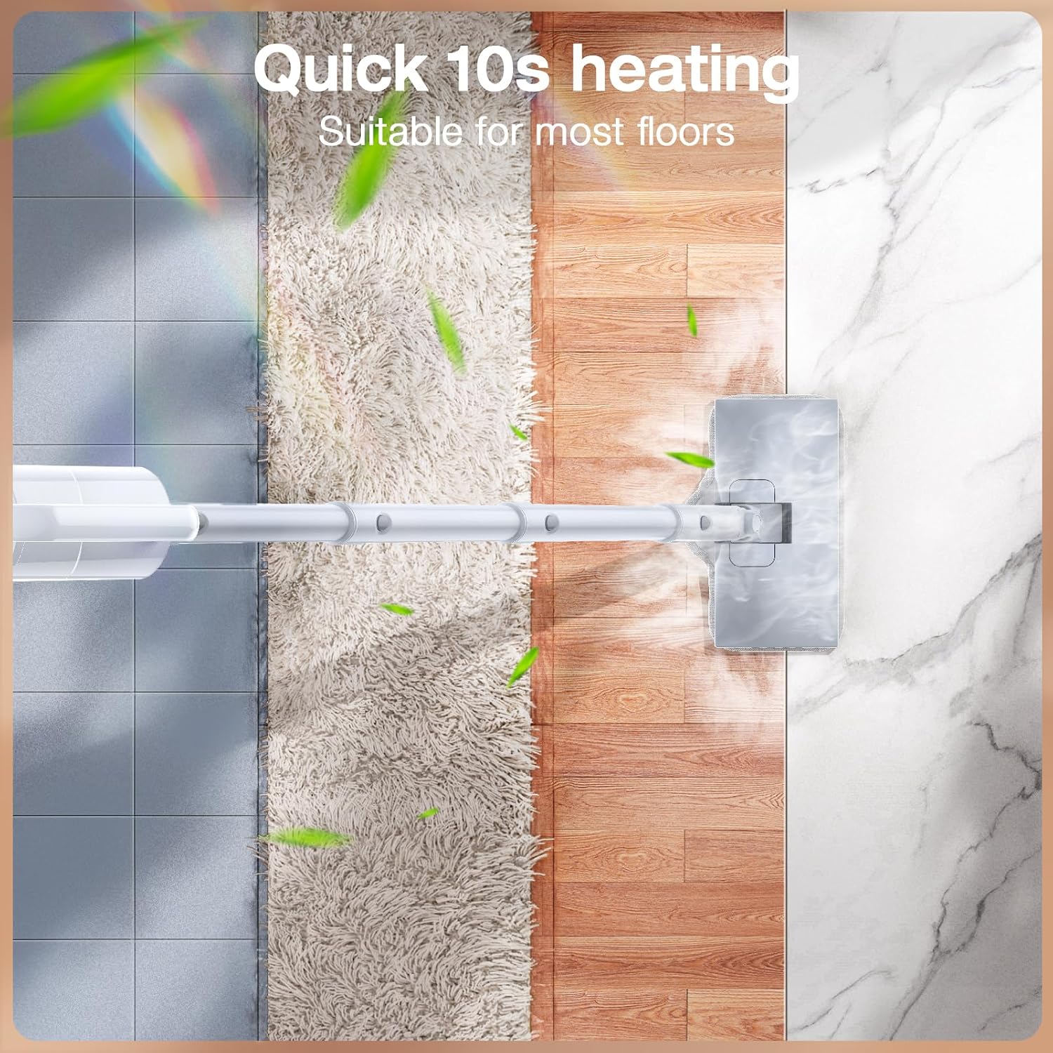 Steam Cleaner, Detachable 10-in-1 Handheld Steam Mop for Multi-Surface