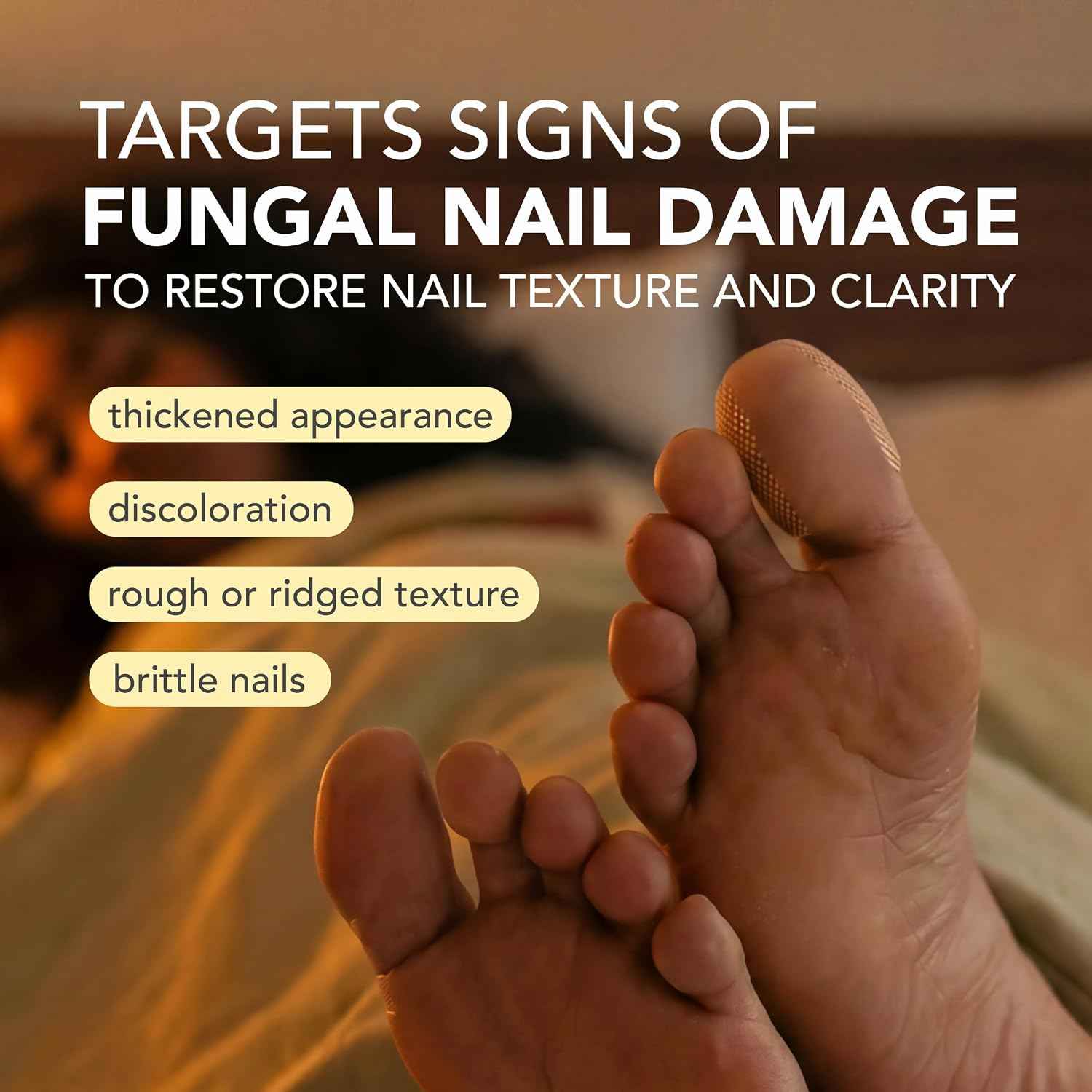 Kerasal Nighttime Nail Renewal Patches - 14 Patch Twin Pack - Overnight Restoring Nail Repair | Twin pack overnight nail renewal patches with Urea help improve damaged nail appearance with easy, mess-free use.