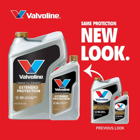 Valvoline Extended Protection Full Synthetic Motor Oil SAE 0W-20 1 QT, Case of 6