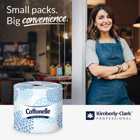 Cottonelle Professional Standard Roll Toilet Paper, Bulk, 20 Rolls (13135) | 451 Sheets/Roll, 2-Ply, Soft & Strong, Convenience Case, Premium Tier