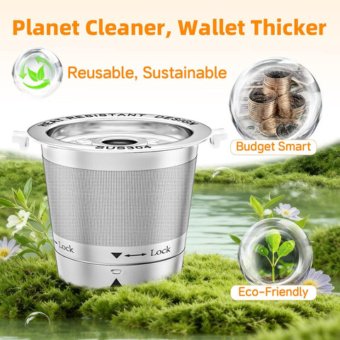 4 Pack Reusable K Cups for Keurig 1.0 Coffee Machine