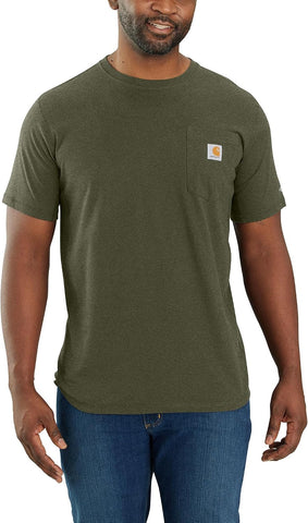 Carhartt Men's Force Relaxed Fit Midweight Short-Sleeve Pocket T-Shirt 104616