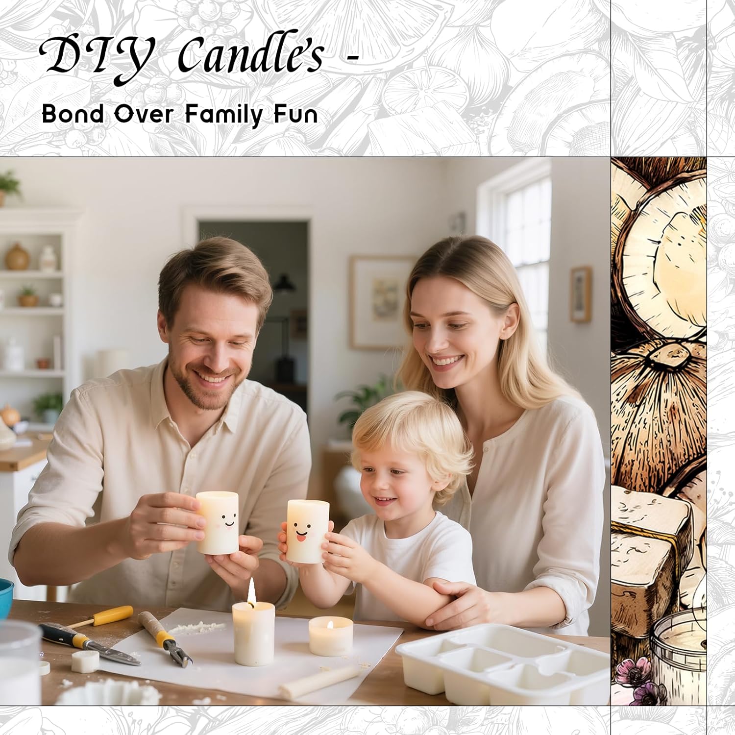 HIQILI Coconut Fragrance Oil for Soap, Candle Making & Diffuser