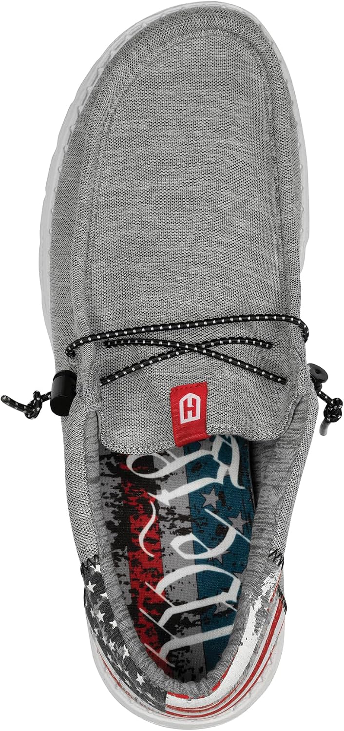 Howitzer Men's Slip-On Shoes We The People Patriot Sneakers with Camo Print Footwear