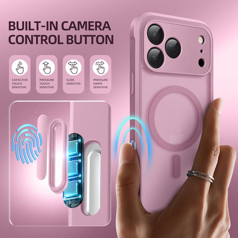 BERFY for iPhone 17 Pro Case, Compatible with MagSafe, Mauve