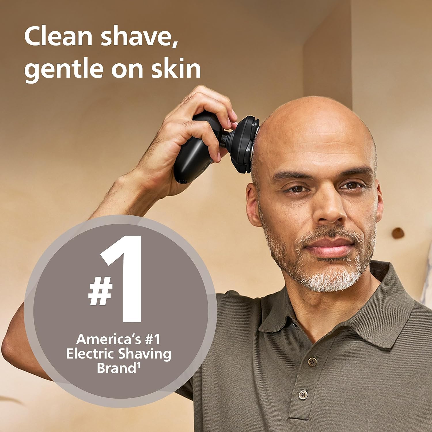 Philips Norelco Head Shaver Pro 5000 Series, Wet or Dry Use