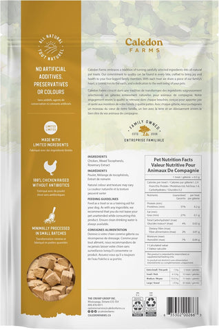 Caledon Farms Chicken Morsels Dog Treats: 125G/4.4OZ (Pack of 4)