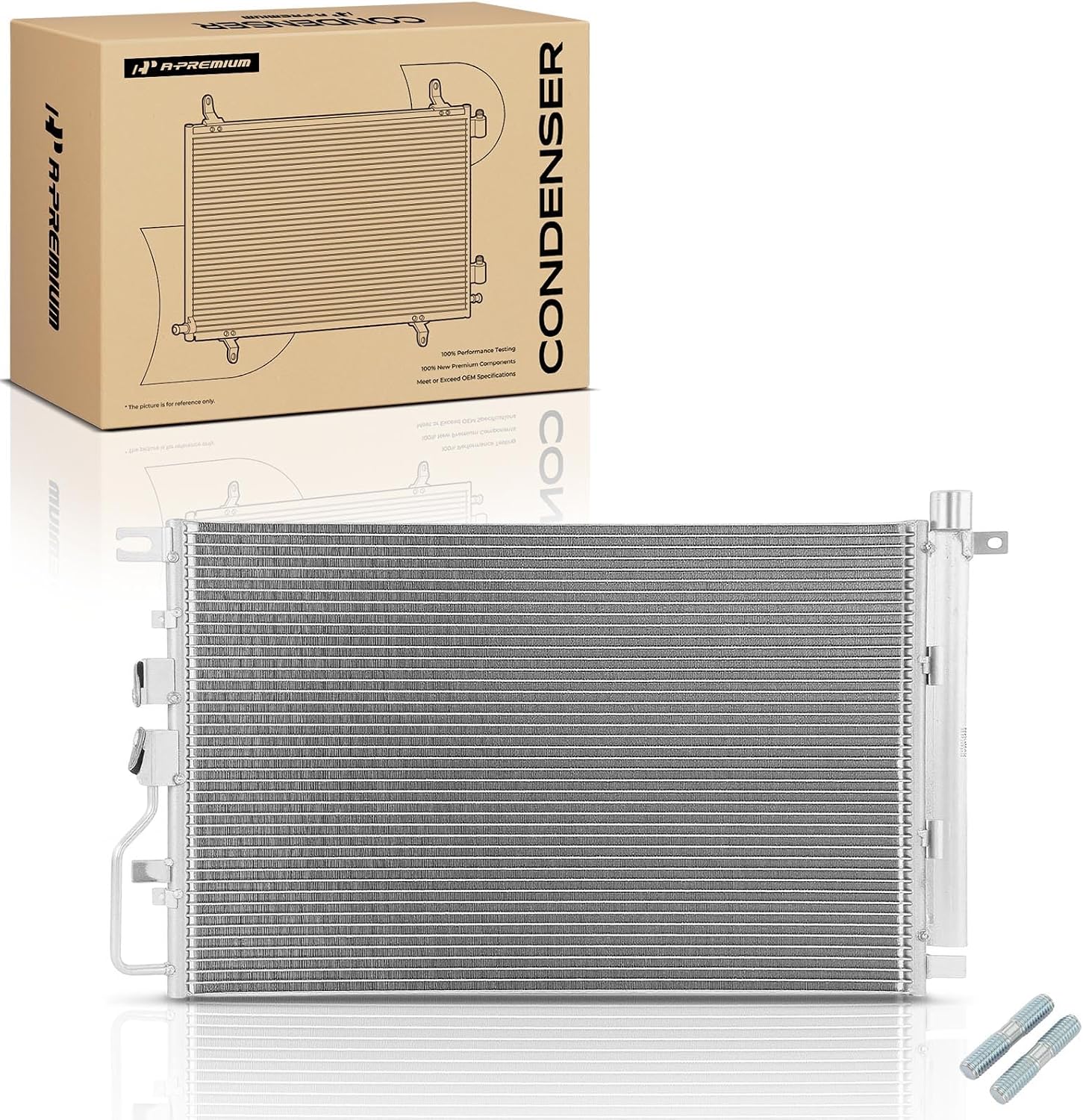 A-Premium Air Conditioning Condenser Compatible with Chevrolet & GMC