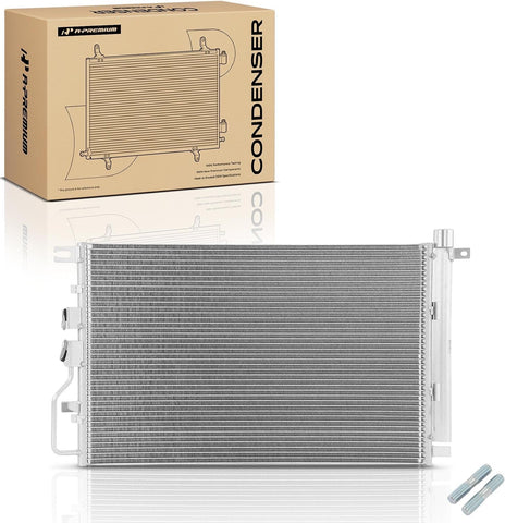 A-Premium Air Conditioning Condenser Compatible with Chevrolet & GMC