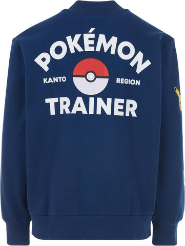 Pokemon Boys Fleece Bomber Jacket, Varsity Coat for Little & Big Kids