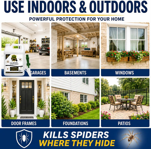 Natural Armor Spider Killer & Repellent - 1 Gallon (128 oz) w/Sprayer