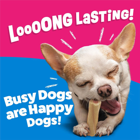 Purina Busy Bone Tiny Toy Breed Dog Chew Treats, Original, 60 ct Pouch