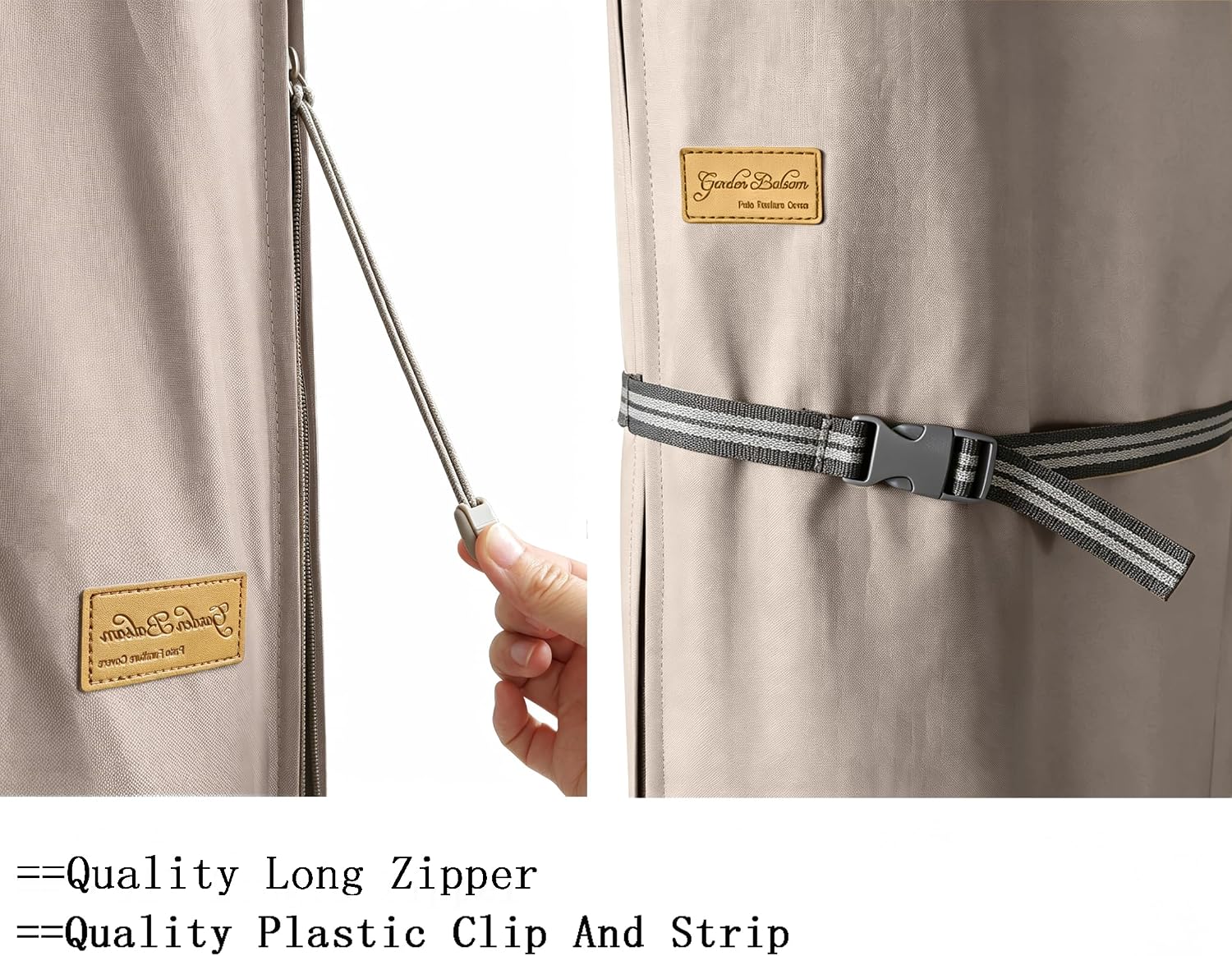 Patio Umbrella Cover for 7'-11' Umbrellas Or 15' Double-Sided Umbrellas