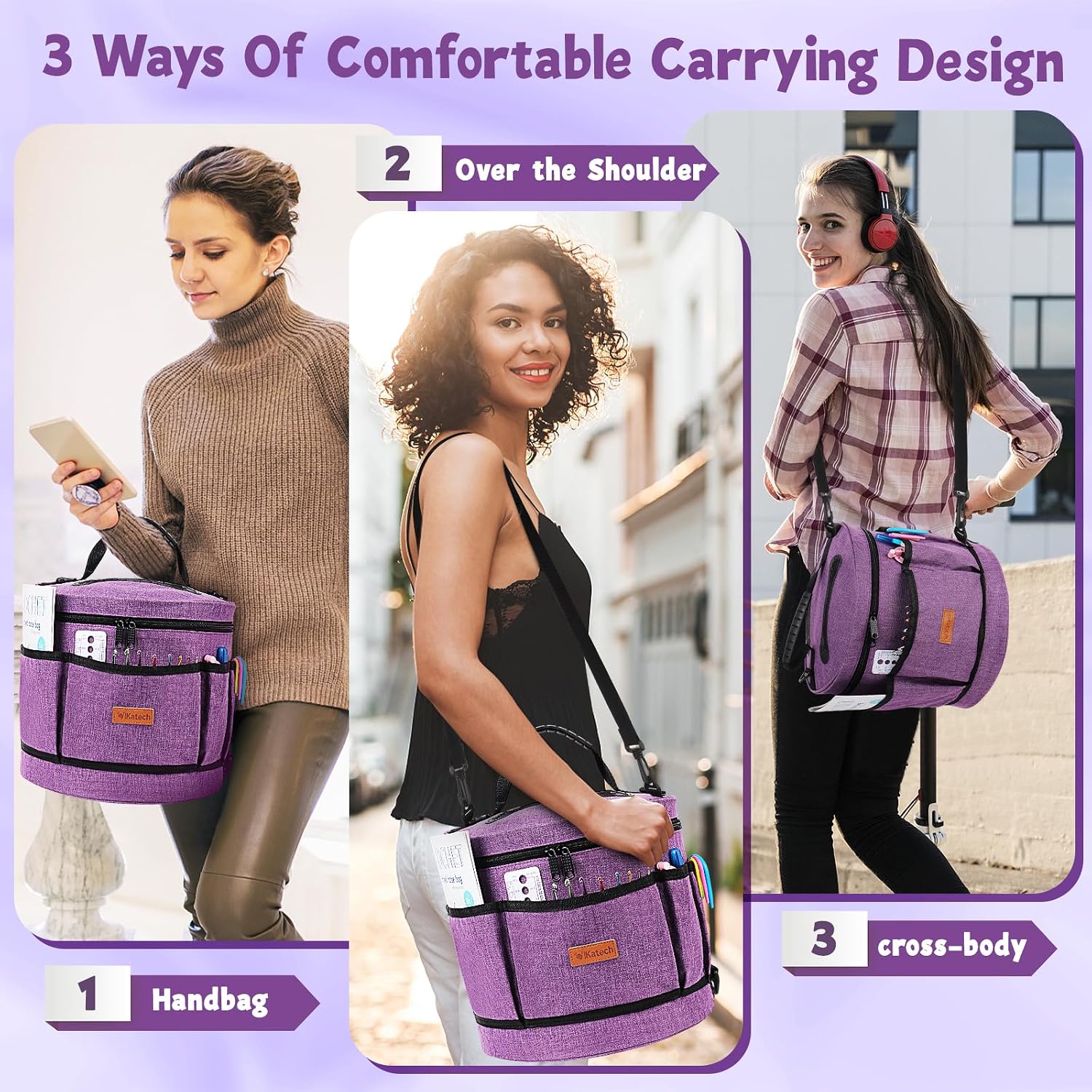 Katech Crochet Kit for Beginners, Adults, Kids Includ Everything You Needed