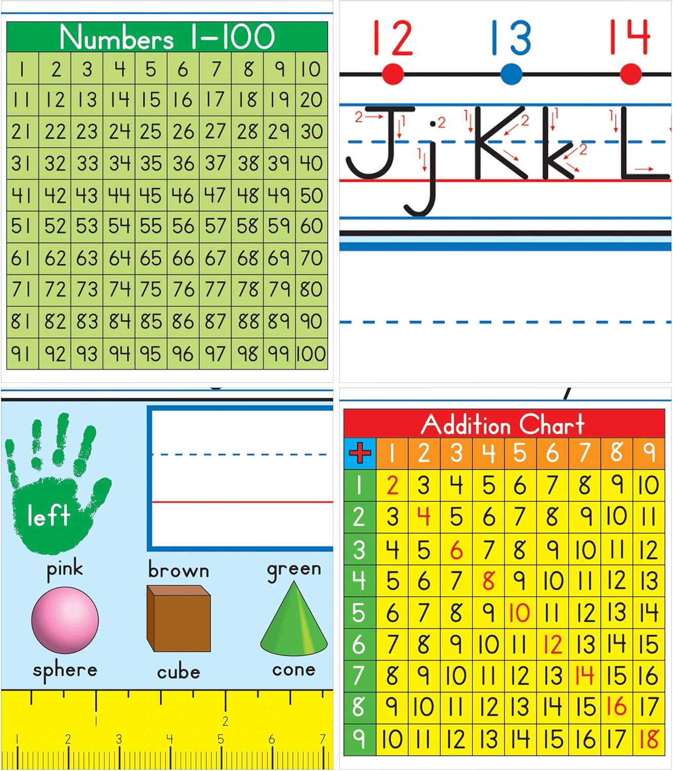Carson Dellosa 36-Piece Traditional Manuscript Name Plate for Desk, Gr 1-3