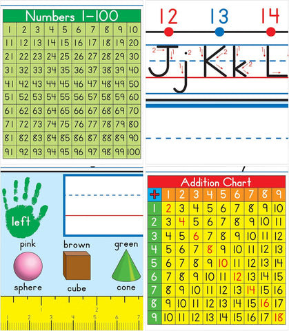 Carson Dellosa 36-Piece Traditional Manuscript Name Plate for Desk, Gr 1-3