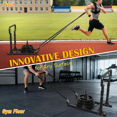 GanFindX Workout Weight Sled for Speed & Athletic Strength Training