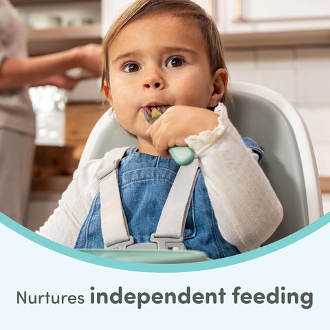 NUK Kiddy Cutlery Forks, Durable Stainless Steel, BPA & Latex-Free, 18+ Months, Pack of 3