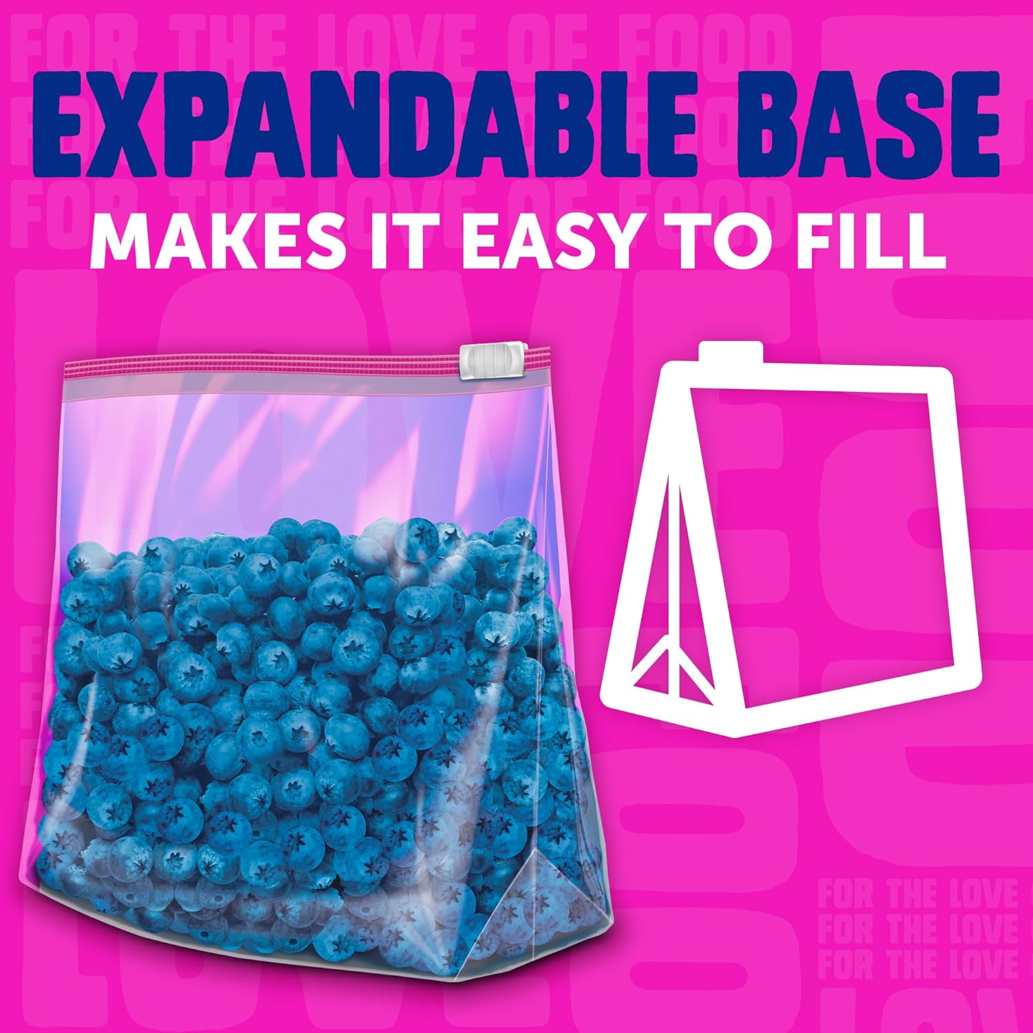 Ziploc Quart Food Storage Slider Bags, Power Shield Technology for More Durability, 42 Count