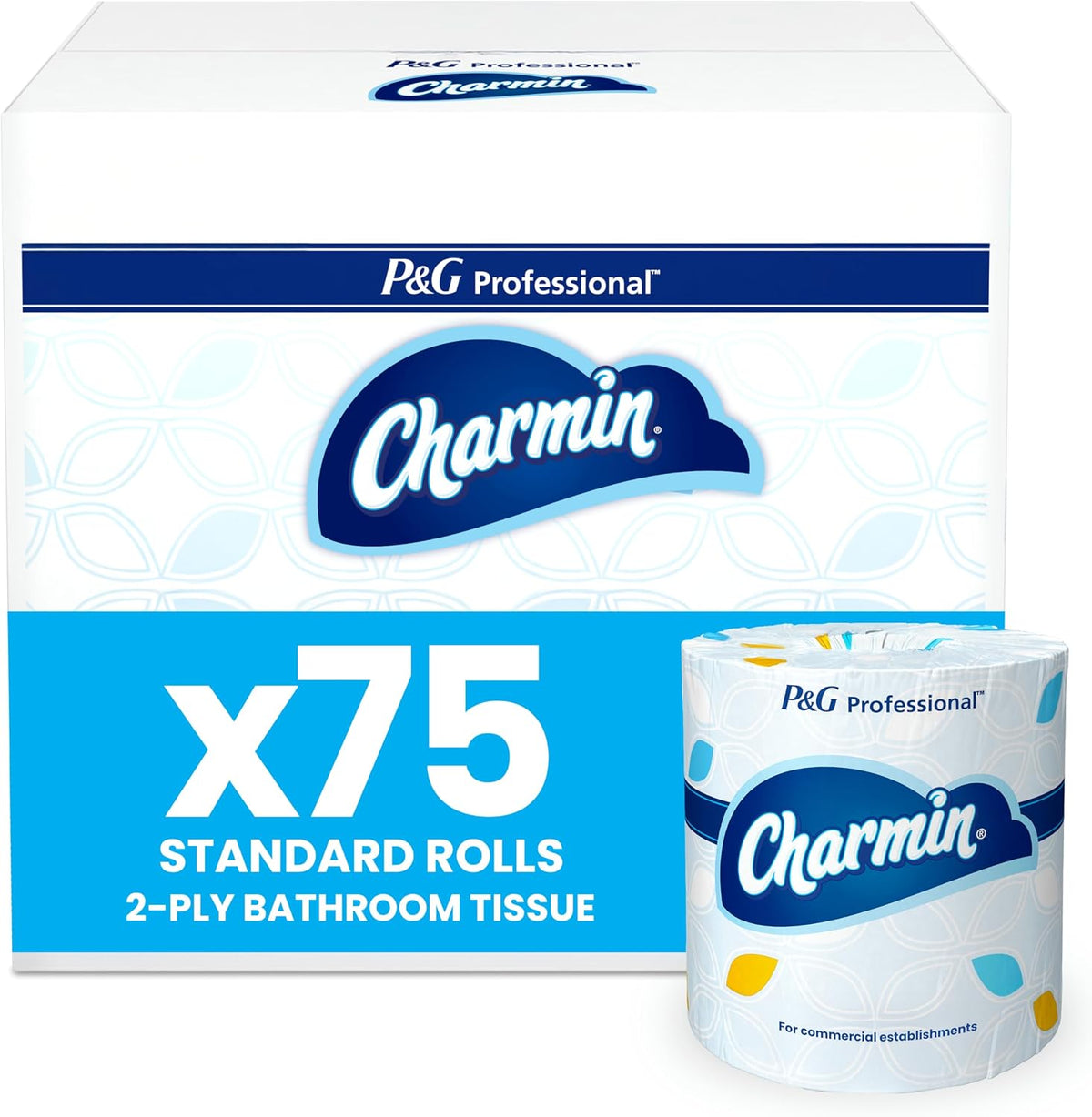 Charmin Professional Toilet Paper, Bulk 2-Ply Tissue (450 sheets, 75 count)