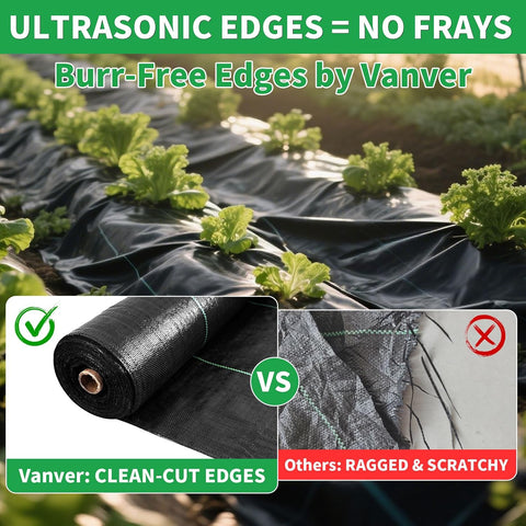 3ft x 300ft Weed Barrier Fabric, Heavy Duty Landscape Fabric