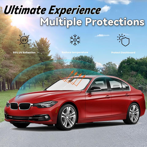 Windshield Sun Shade for 2013-2018 BMW 3 Series Accessories