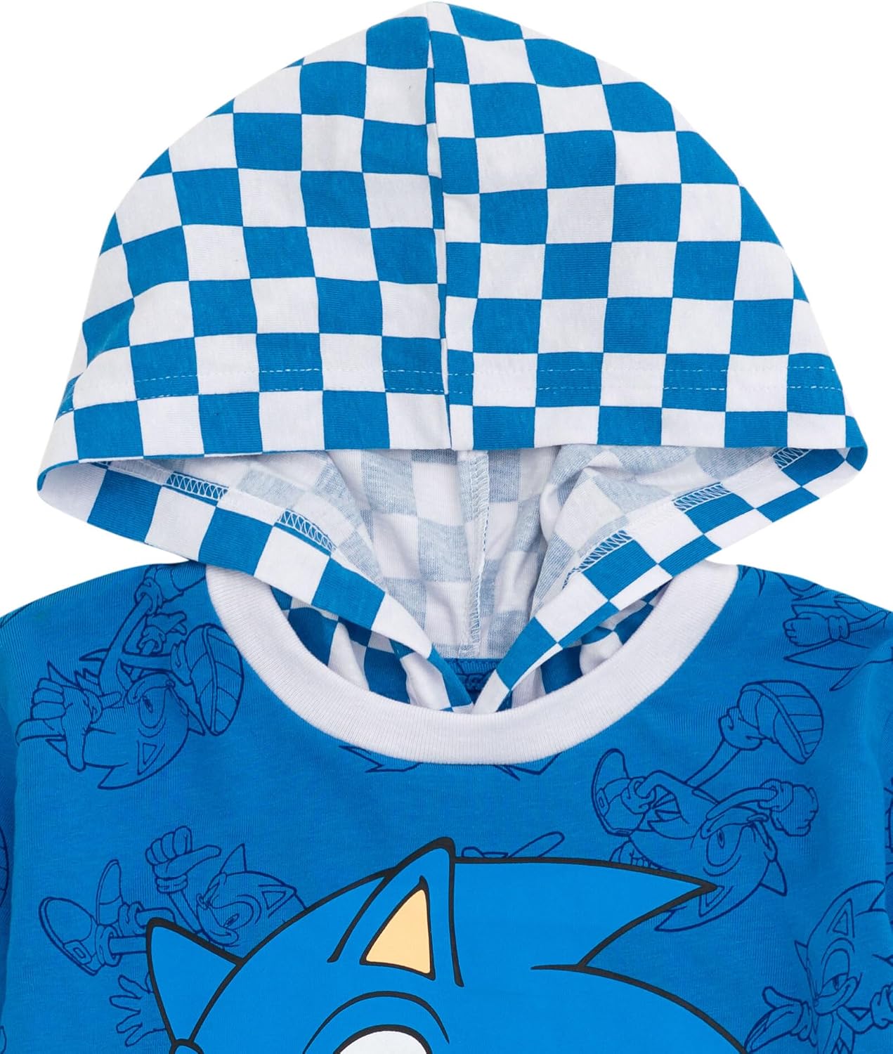 SEGA Sonic the Hedgehog Hangdown T-Shirt Little Kid to Big Kid