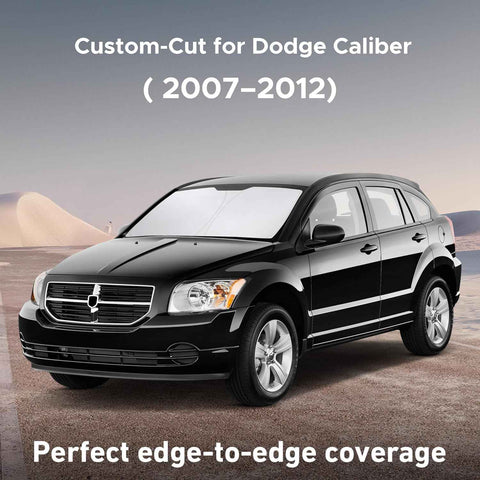 EcoNour Windshield Sunshade Compatible for Dodge Caliber 2007-2011 2012