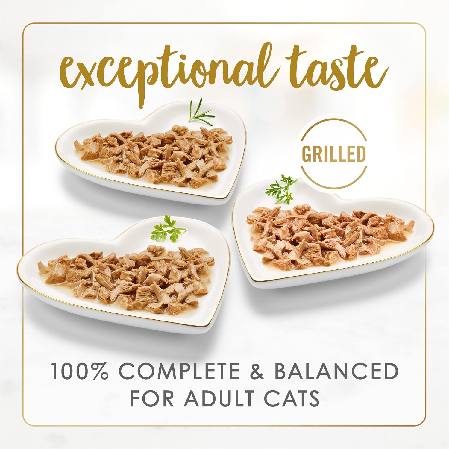 Purina Fancy Feast Grilled Wet Cat Food, Poultry & Beef, 3 oz cans, 30-Pack