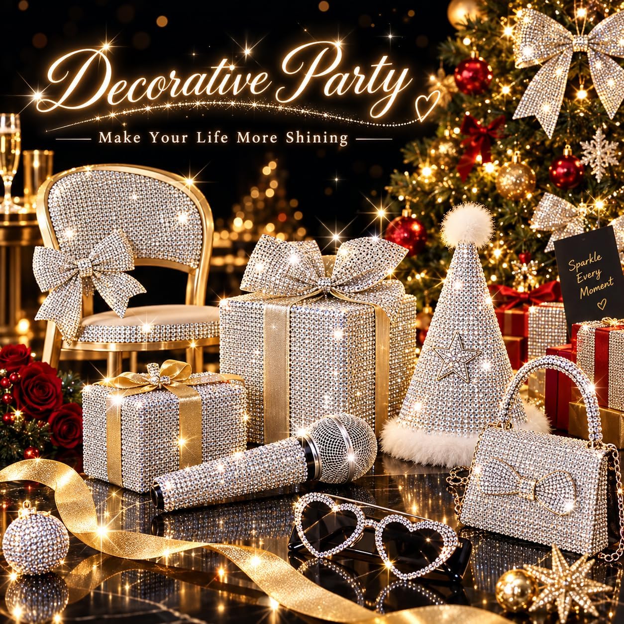 24000 Bling Crystals Rhinestone Adhesive Decoration Sheets