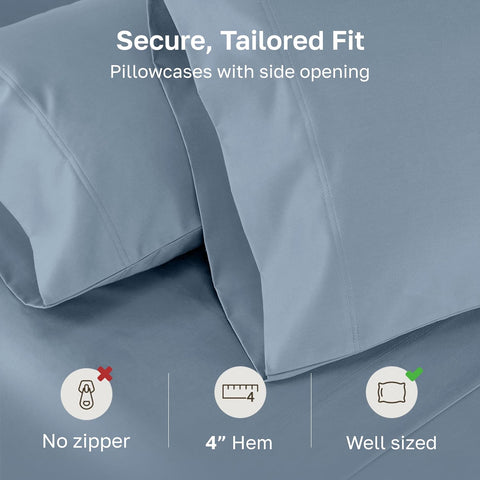 California Design Den 800 Thread Count 2-Pack Pillow Cases King Size