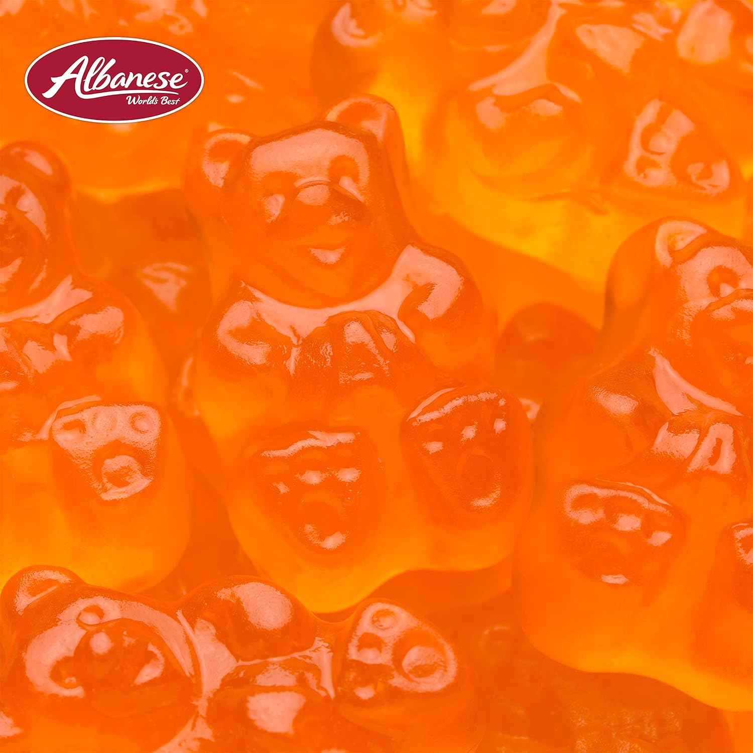 Albanese Candy, Orange Gummi Bears, 5-pound Bag